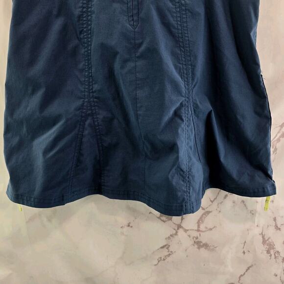 Title Nine Skirt Womens 4 Small Blue Green Skort Stretch Pleated Trailmix - Picture 7 of 13